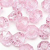 Faceted Rondelle Beads - Faceted Spacer Beads - Baby Pink - Rondelle Spacer Beads -