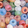 Glass Seed Beads - Assorted Iridescent Matte - E Beads - Small Beads -
