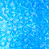 Glass Seed Beads - Translucent Seed Beads - Transparent Turquoise - 10/0 Seed Beads - Turquoise Seed Beads