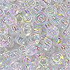 Glass Seed Beads - Translucent Seed Beads - Crystal Iridescent - 10/0 Seed Beads - Clear Seed Beads - Iridescent Seed Beads