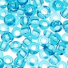 Glass Seed Beads - Transparent Turquoise - -