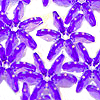 Starflake Beads - Sunburst Beads - Amethyst - 18mm Starflake Beads - Sunburst Beads - Starburst Beads - Ferris Wheel Beads - Paddlewheel Beads