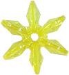 Starflake Beads - Sunburst Beads - Lt Yellow - 10mm Starflake Beads - Sunburst Beads - Starburst Beads - Paddle Wheel Beads - Ferris Wheel Beads