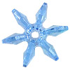 Starflake Beads - Sunburst Beads - Lt Sapphire - 10mm Starflake Beads - Sunburst Beads - Starburst Beads - Paddle Wheel Beads - Ferris Wheel Beads -