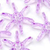 Starflake Beads - Sunburst Beads - Lt Amethyst - 10mm Starflake Beads - Sunburst Beads - Starburst Beads - Paddle Wheel Beads - Ferris Wheel Beads -