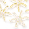 Starflake Beads - Sunburst Beads - Lt. Champagne - 18mm Starflake Beads - Sunburst Beads - Starburst Beads - Ferris Wheel Beads - Paddlewheel Beads