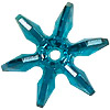 Starflake Beads - Sunburst Beads - Teal - 10mm Starflake Beads - Sunburst Beads - Starburst Beads - Paddle Wheel Beads - Ferris Wheel Beads