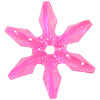 Starflake Beads - Sunburst Beads - Hot Pink - 10mm Starflake Beads - Sunburst Beads - Starburst Beads - Paddle Wheel Beads - Ferris Wheel Beads