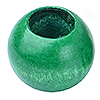 Wooden Beads - Large Hole Wooden Beads - Green - Wood Beads - Large Hole Wood Beads - 