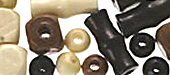 Wood Beads - Assorted Earth Tones - Wooden beads - 