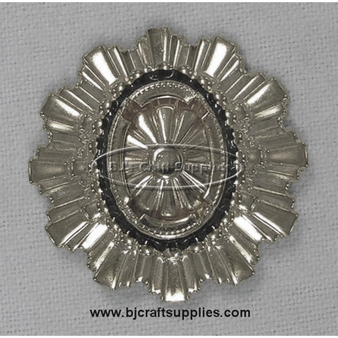 Decorative Bolo Slide w/ center inset