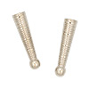 Ribbed Bolo Tie Tips - Bolo Tie Supplies - Silvertone - Bolo Tips - Bolo Tie End Caps - Bolo Tie Supplies - Bolo Making Supplies