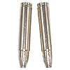 Bullet Style Bolo Tie Tips - Nickel (silvertone) - Bolo Tips - Bolo Tie End Caps - Bolo Tie Supplies - Bolo Making Supplies