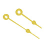 Clock Hands Set - Clock Arms - Gold - Replacement Clock Hands - Black Clock Hands -