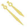 Clock Hands - Clock Arms - Gold - Replacement Clock Hands - Gold Clock Hands -