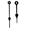 Clock Hands Set - Clock Arms - Black - Replacement Clock Hands - Black Clock Hands -