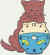 Kitty Clock Face - Novelty Clock Faces -