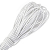 1/16" wide Elastic Cord - White - Elastic Bead Cord -