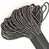 Needloft Metallic Cord - Black / Silver - Craft Cord - Jewelry Cord -