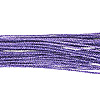 2mm Cord - Metallic Cord - Purple - Plastic Canvas Cord - Purple Metallic Cording -