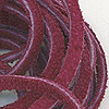 Suede Cord - Suede Lace - Plum - Necklace Cord - Suede String - Flat Leather String