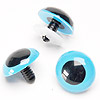 Craft Animal Eyes - Plastic Safety Eyes with Metal Backs - Light Blue - Plastic Eyes for Stuffed Animals - Plastic Safety Eyes for Toys - Shank Back Eyes -