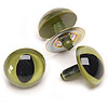 Cat Safety Eyes with Metal Washer - Plastic Cat Eyes - Green - Animal Eyes - Cat Eyes -