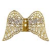 Metal Filigree Angel Wings - Gold - Intricate Metallic Angel Wings for Crafts - Decorative Gold Angel Wings Embellishment