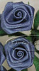 Ribbon Rose Cluster - Williamsburg Blue - Floral Accents -
