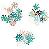 Winter Snowflake Confetti - Blue / Silver / White - Christmas Snowflakes - Snowflake Decorations -