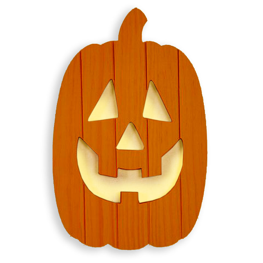 Halloween Decorations - Wooden Halloween Cutout - Wooden Pumpkin Cutouts