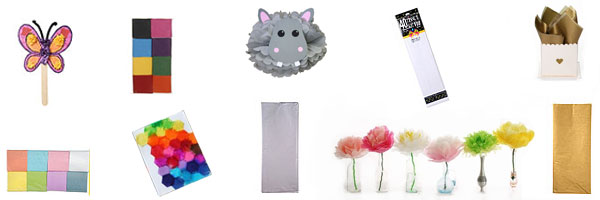 Wrapping Tissue Paper for Packages and Crafts