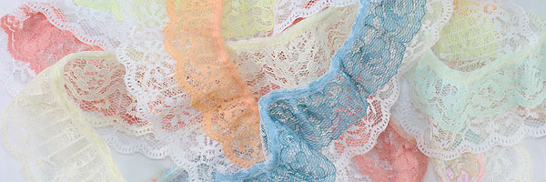 Gathered Lace for Sewing and Craft Projects.