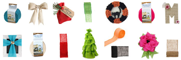 Burlap Ribbons - Burlap Ribbon for craft projects and sewing.