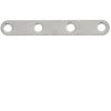 Flat Spacer Bar with 4 Holes - Nickel - Coupling Bar - Nickel