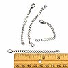 Necklace & Bracelet Chain Extender with Lobster Clasp - Silver - Silver necklace and bracelet chain extenders with lobster clasps, 3-inch jewelry extension chains and necklace lengtheners for sale