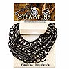 Twisted Double Curb Chain - Gunmetal - Gunmetal twisted double curb chain sold by the meter for necklaces, bracelets, jewelry making and decorative craft projects