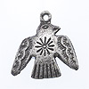 Bird Jewelry Charm - Antique Silver - Pewter Colored Jewelry Charm - Bird