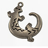 Salamander Jewelry Charm - Pewter - Pewter Colored Jewelry Charm - Salamander