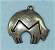 Zuni bear charm, pewter bear pendant, Southwestern bear charm, Native American bear jewelry and Indian bear charm