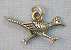 Roadrunner charm for Western jewelry, silver bird charm and Southwestern roadrunner pendant for bracelets, necklaces and jewelry making