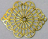 Hexagon Filigree - Gold - -