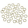 Split Rings - Goldtone - Goldtone Jump Rings - Split Jump Rings - Jewelry Jump Rings