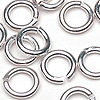 Jump Rings - Bright Silver - Silvertone Jump Rings - Split Jump Rings - Jewelry Jump Rings