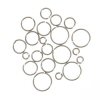 Jump Rings - 18-gauge - Rhodium - Assorted Sizes - Rhodium - Jump Rings - Rhodium