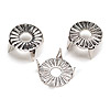 Round Rhinestone Settings - SILVER - Round TIF Settings -