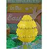 Beaded Egg Shaped Kit - Yellow - Beading Kit - Craft Kit - Beaded Egg - Easter Egg Decorations