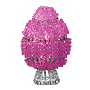 Beaded Egg Shaped Kit - Lt Sapphire - Beading Kit - Craft Kit - Beaded Egg - Easter Egg Decorations