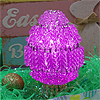 Beaded Egg Shaped Kit - Lt Amethyst - Beading Kit - Craft Kit - Beaded Egg - Easter Egg Decorations - 