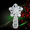 DIY Christmas Tree Topper - Finial Tree Toppers - Beaded Tree Topper - Crystal - Christmas Ornaments - Christmas Ornament Kits - Christmas Tree Toppers - Star Tree Top